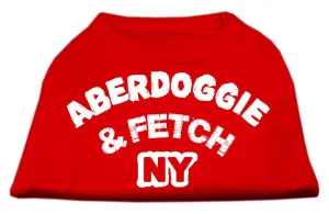 Aberdoggie NY Screenprint Shirts Red Med (12)