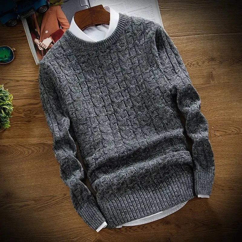 Autumn and winter turtleneck slimfit sweater