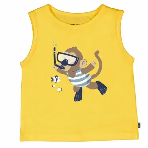 Banana Scuba Monkey Sleeveless Tee