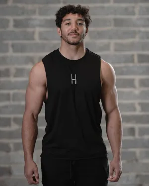 Black Sleeveless Tee