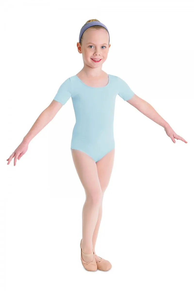 BLOCH CL5402 BALLET GIRL'S SHORT SLEEVE LEOTARD