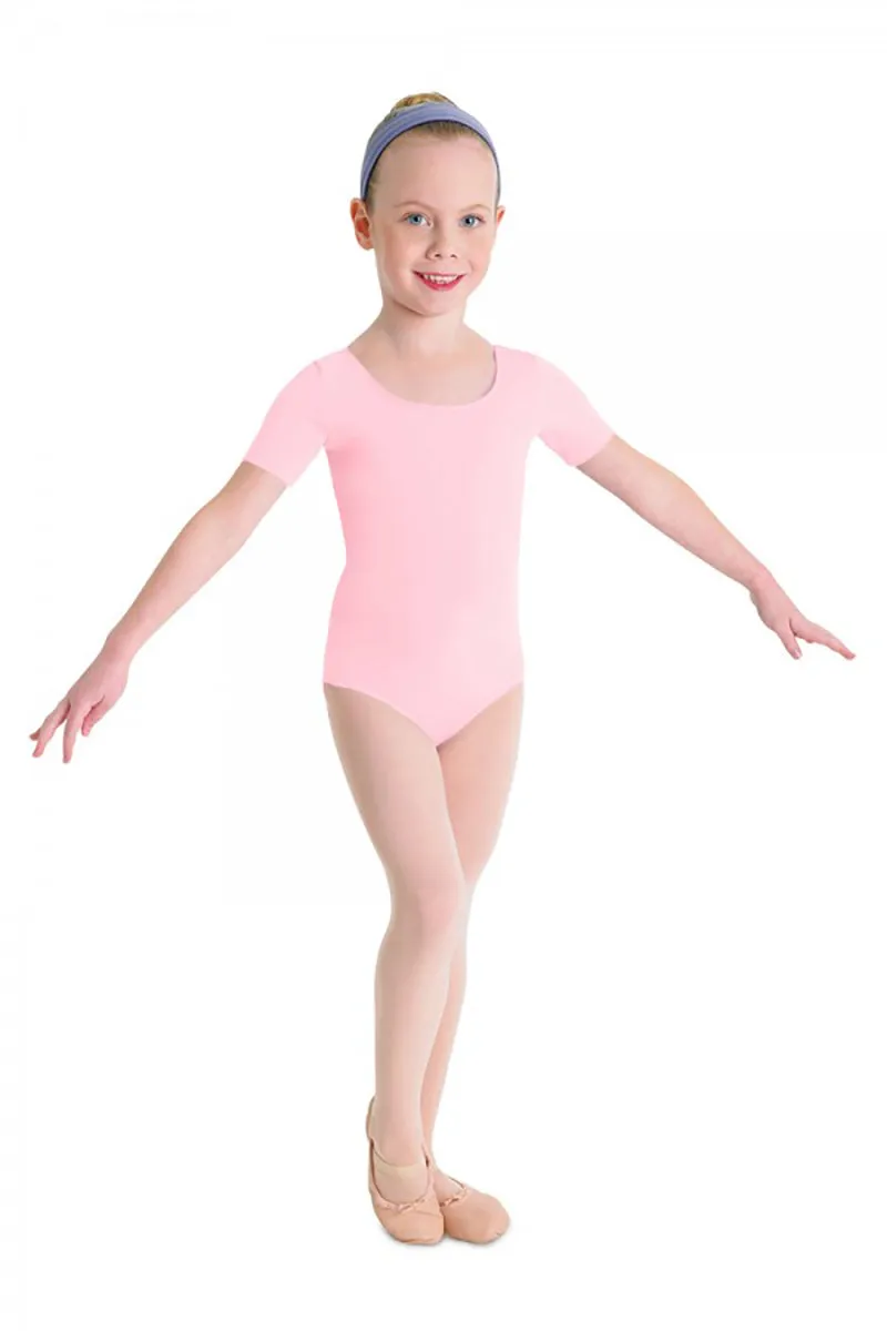 BLOCH CL5402 BALLET GIRL'S SHORT SLEEVE LEOTARD