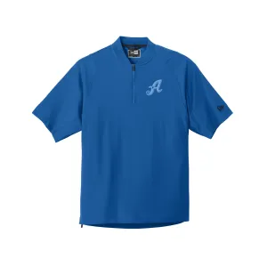 Cincy Aces 2020 - New Era Cage Short Sleeve 1/4-Zip Jacket (Royal)