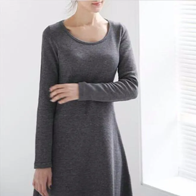 Dalia Long Sleeve Warm Maxi Dress