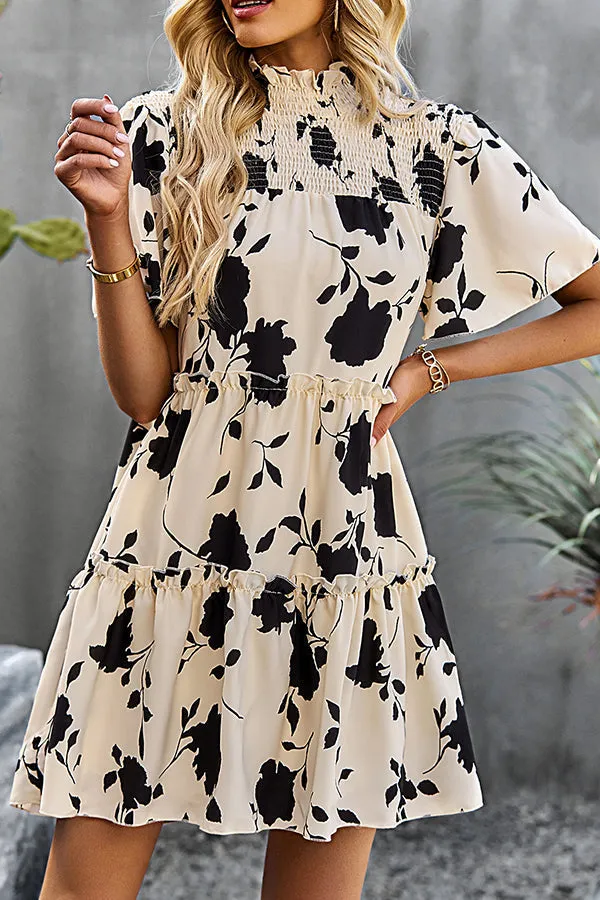 Dot Print Sleeveless Trendy V Neck Maxi Dress