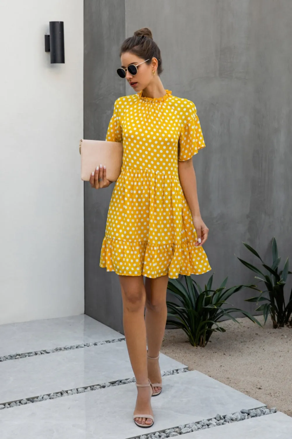 Elegant Queen Dot Dress