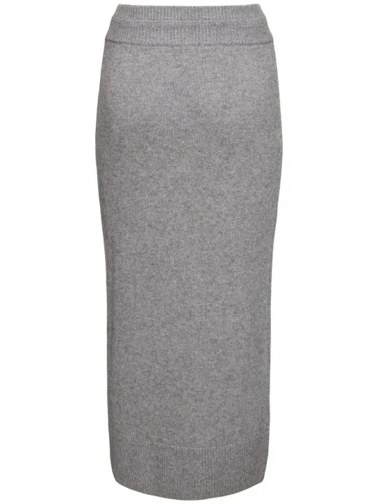 Ermanno Scervino   Knitted elastic waist midi skirt 