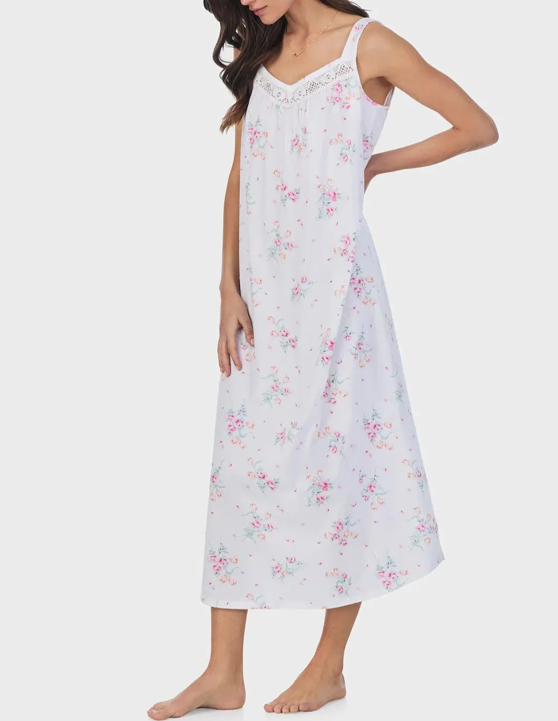 Floral Bouquet Cotton Ballet Nightgown