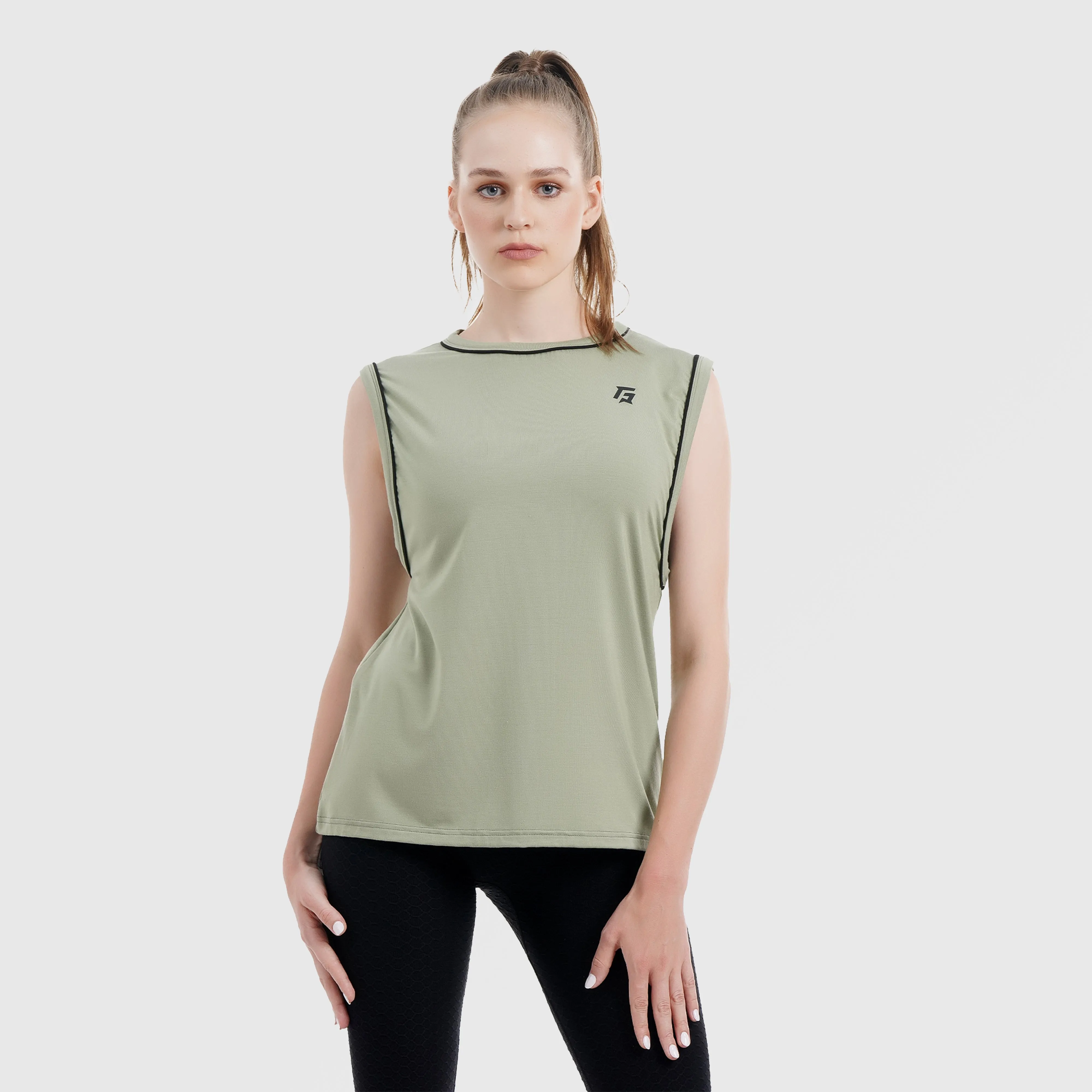 Fraction Tank (Dark Olive)