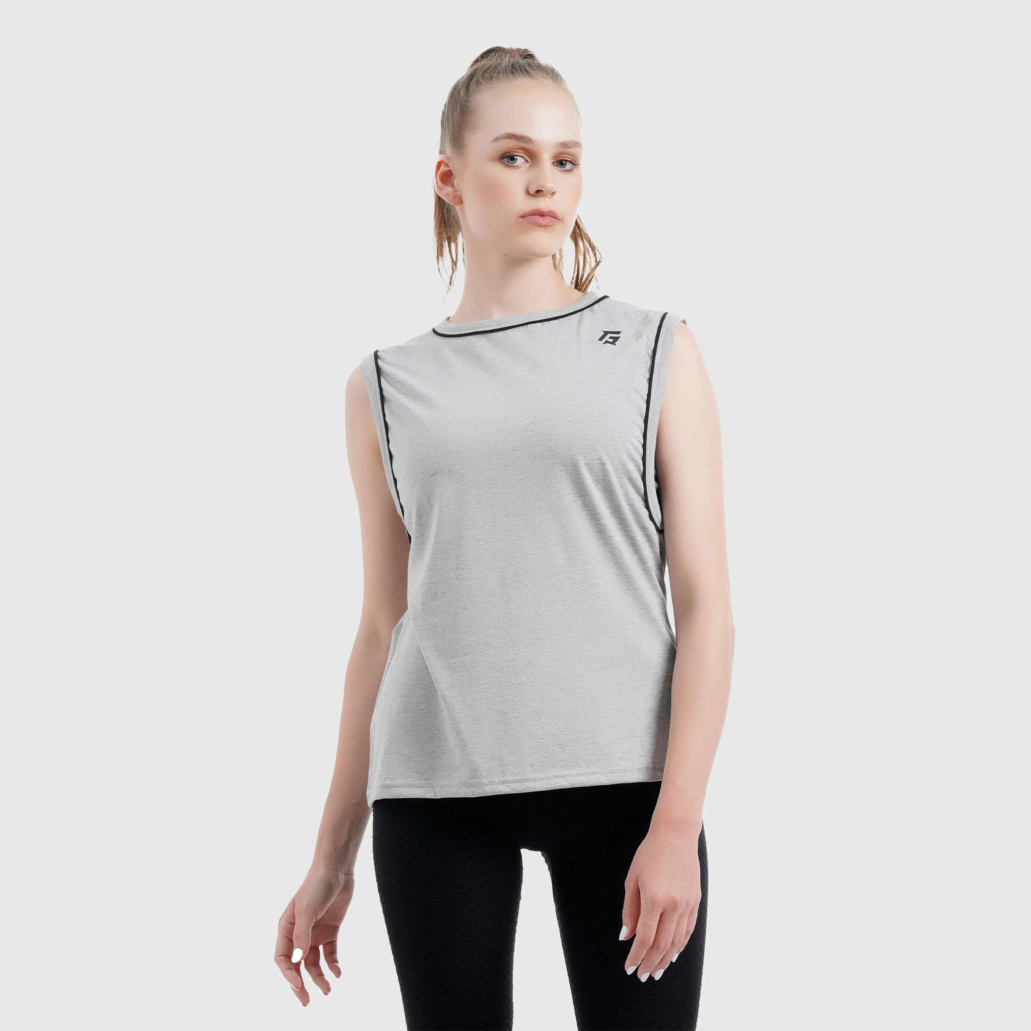 Fraction Tank (Heather Grey)