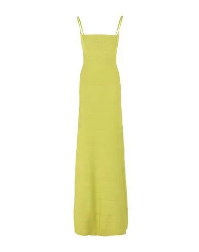 Hervé Léger Women Long dress Acid green S INT