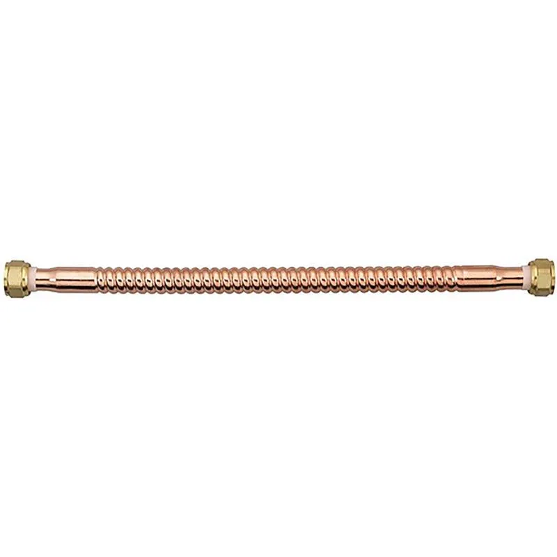 Homewerks 3/4 in. FIP each X 3/4 in. D FIP 18 in. Copper Water Heater Supply Line