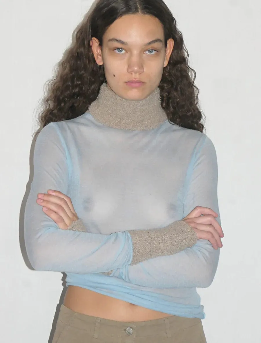 Light Blue Titi Turtleneck