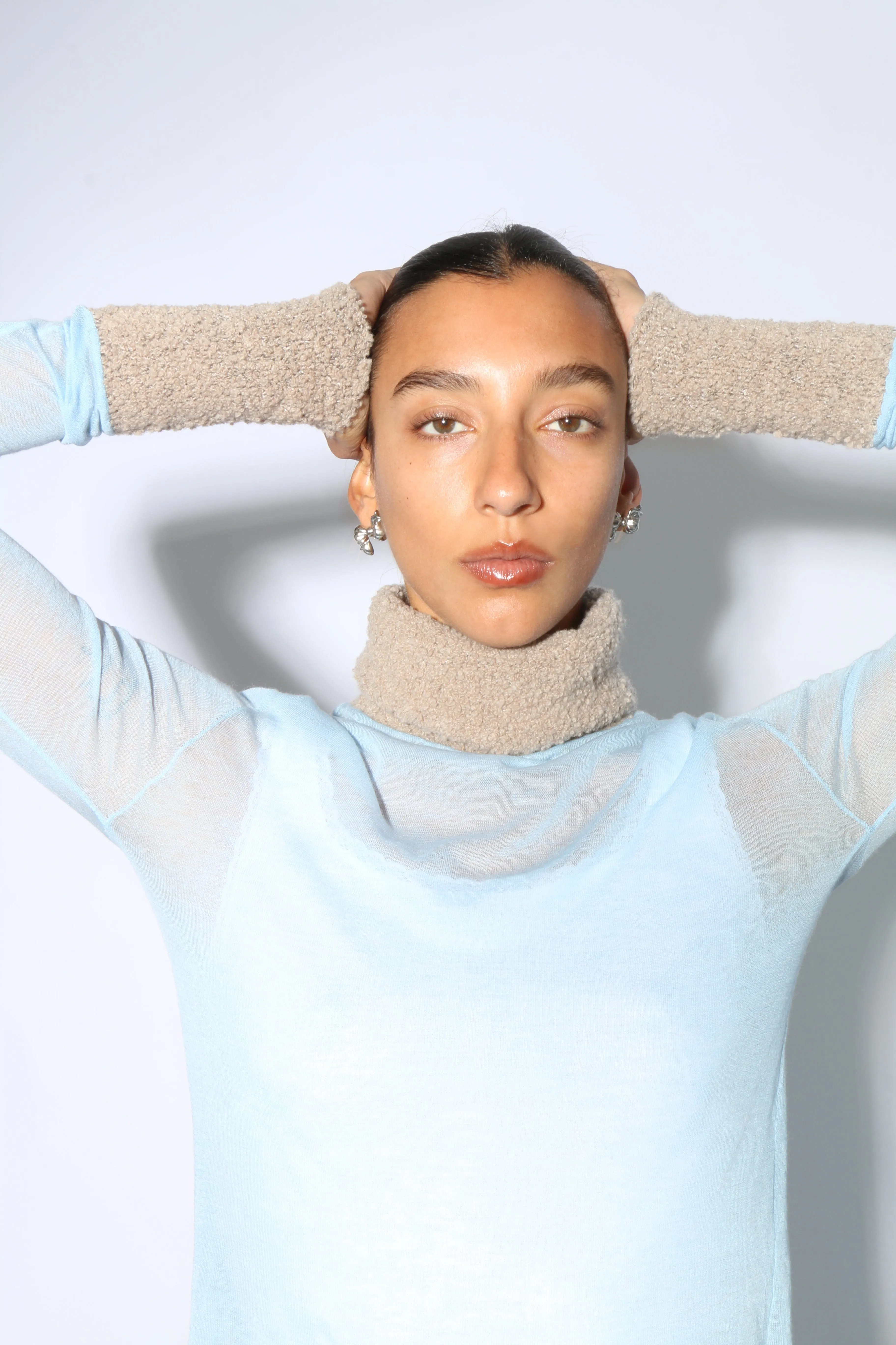 Light Blue Titi Turtleneck