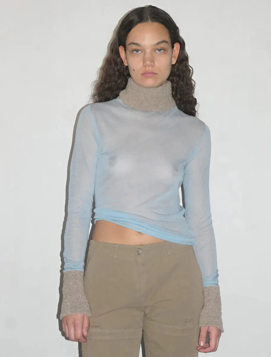 Light Blue Titi Turtleneck