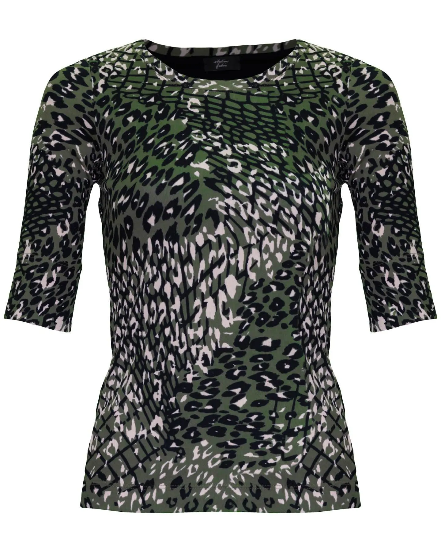 Mesh Leopard Print T-Shirt