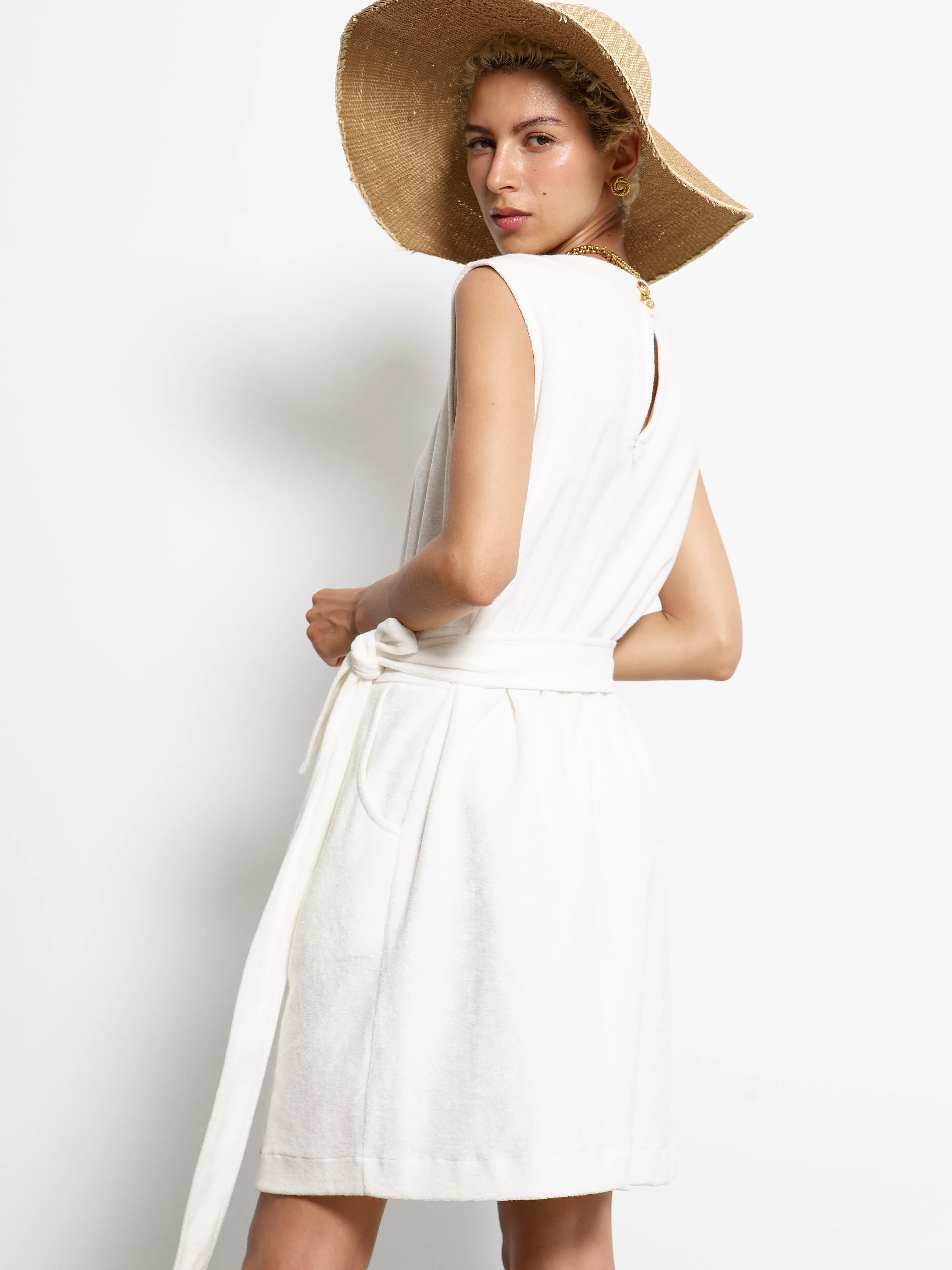 MIDI DRESS OFF WHITE