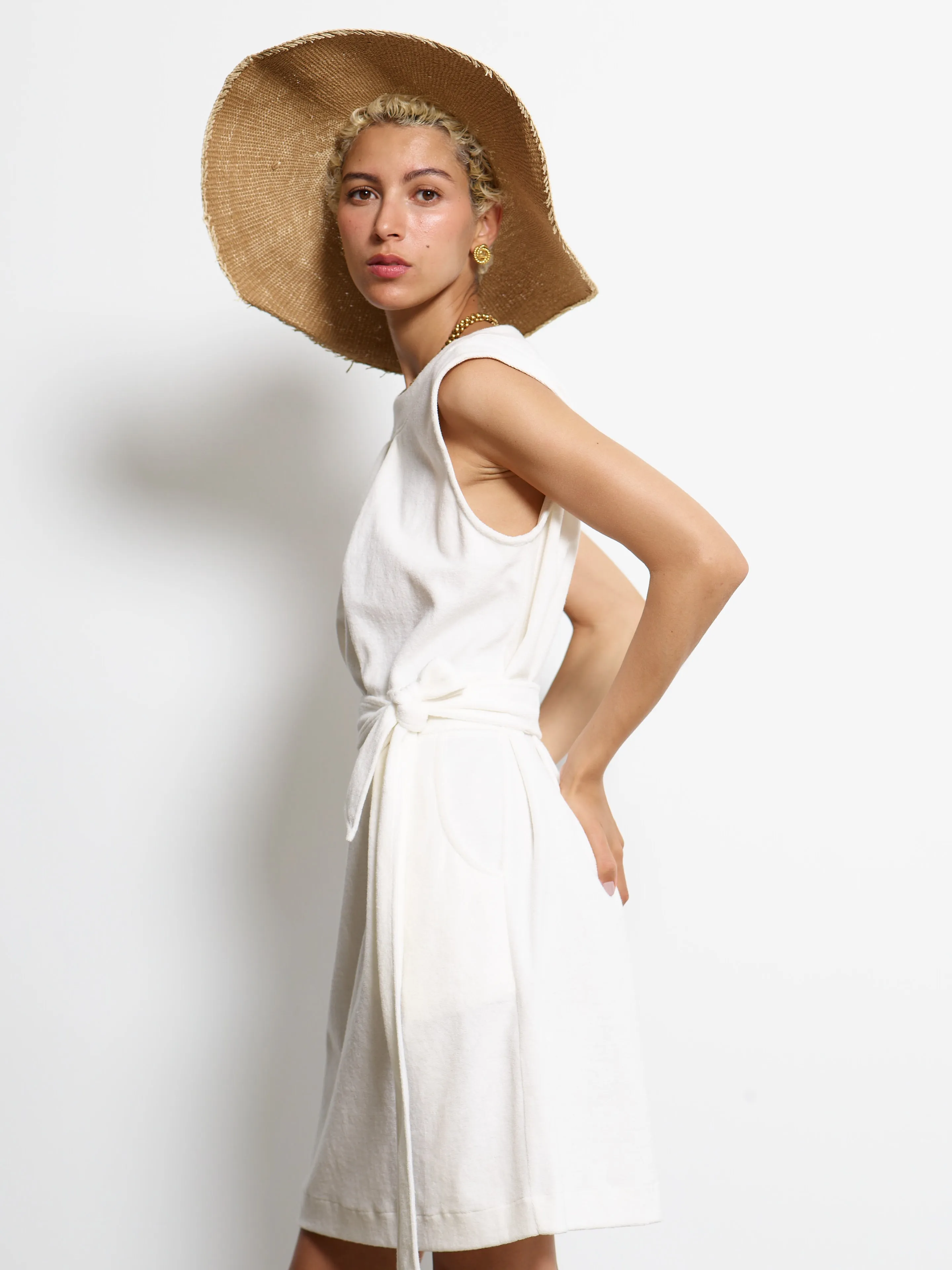 MIDI DRESS OFF WHITE