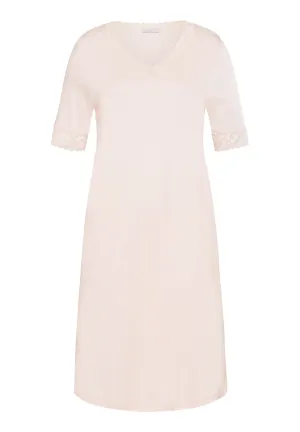 Moments Lace Trim Cotton Nightgown | Crystal Pink 77040-1334