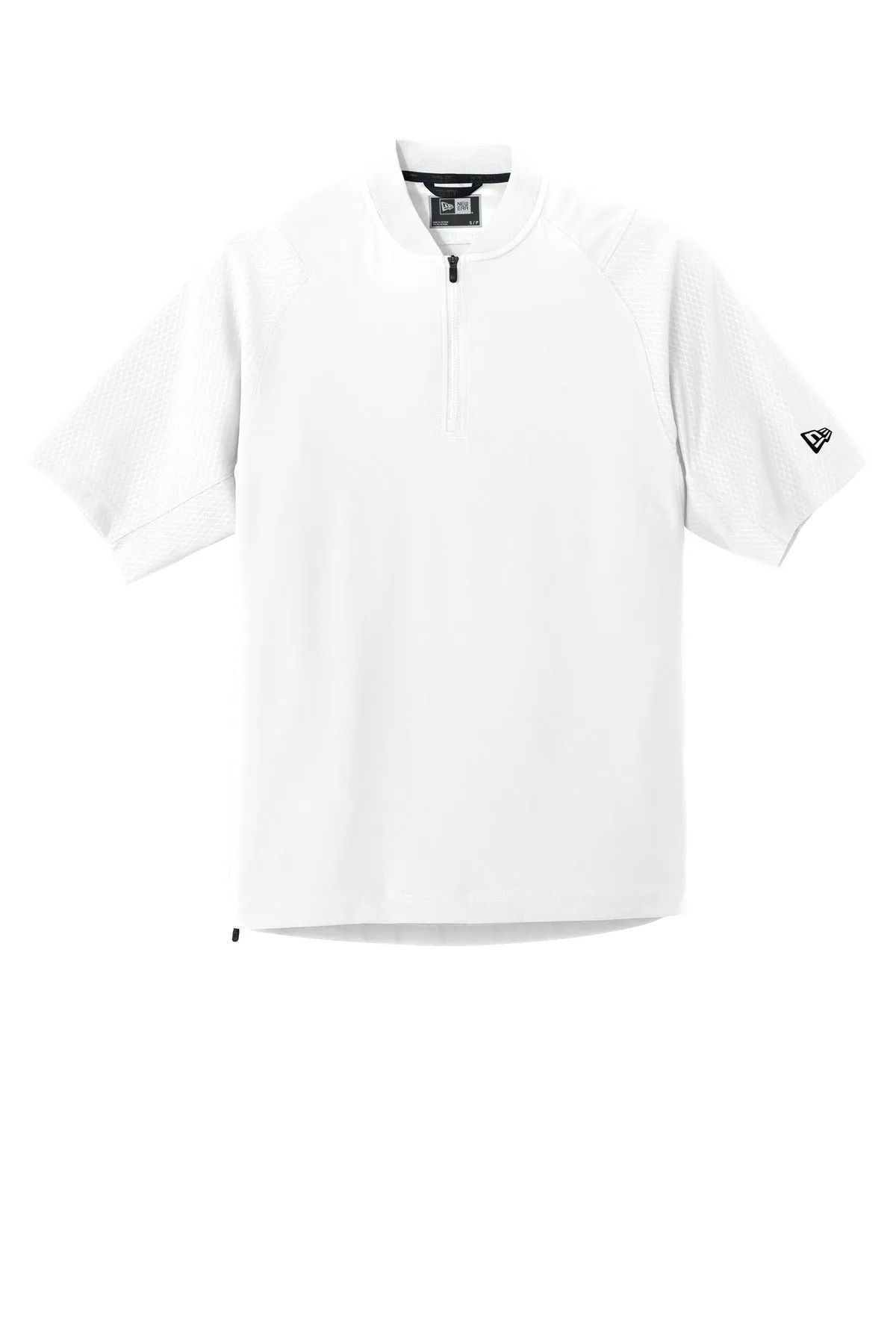 New Era Cage Short Sleeve 1/4-Zip Jacket. NEA600