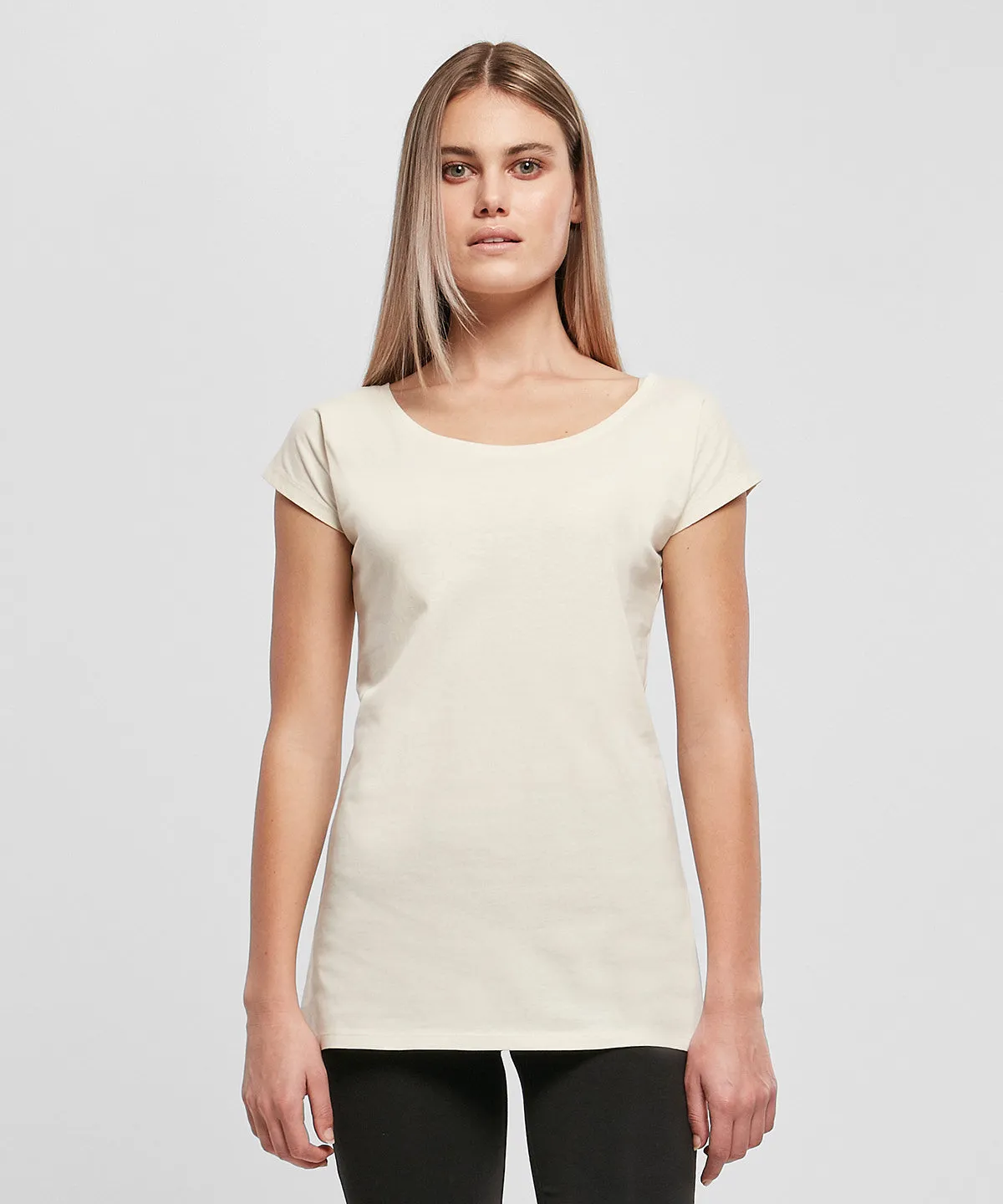 Ocean Blue - Women's wide neck tee