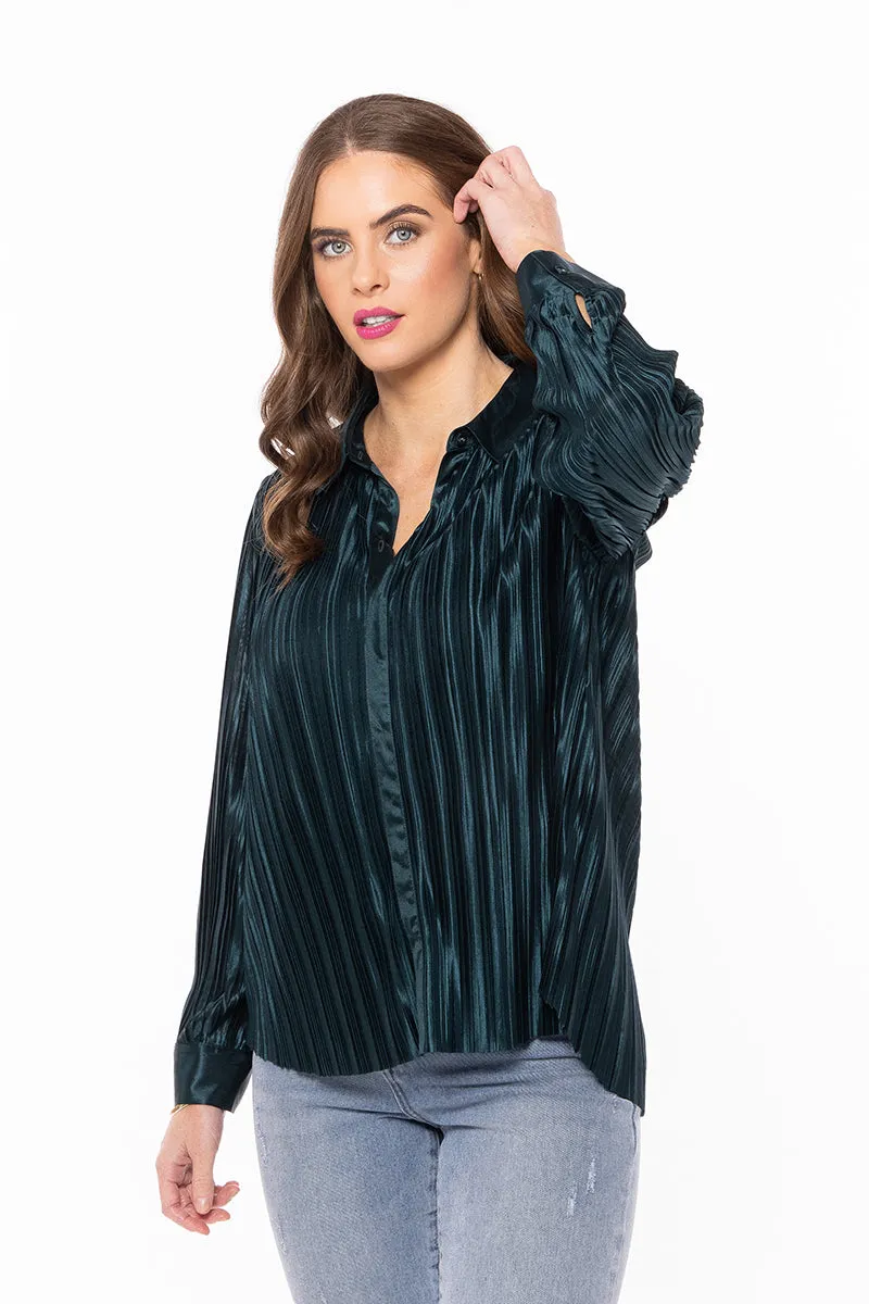 Playful Shirt Forest pleat