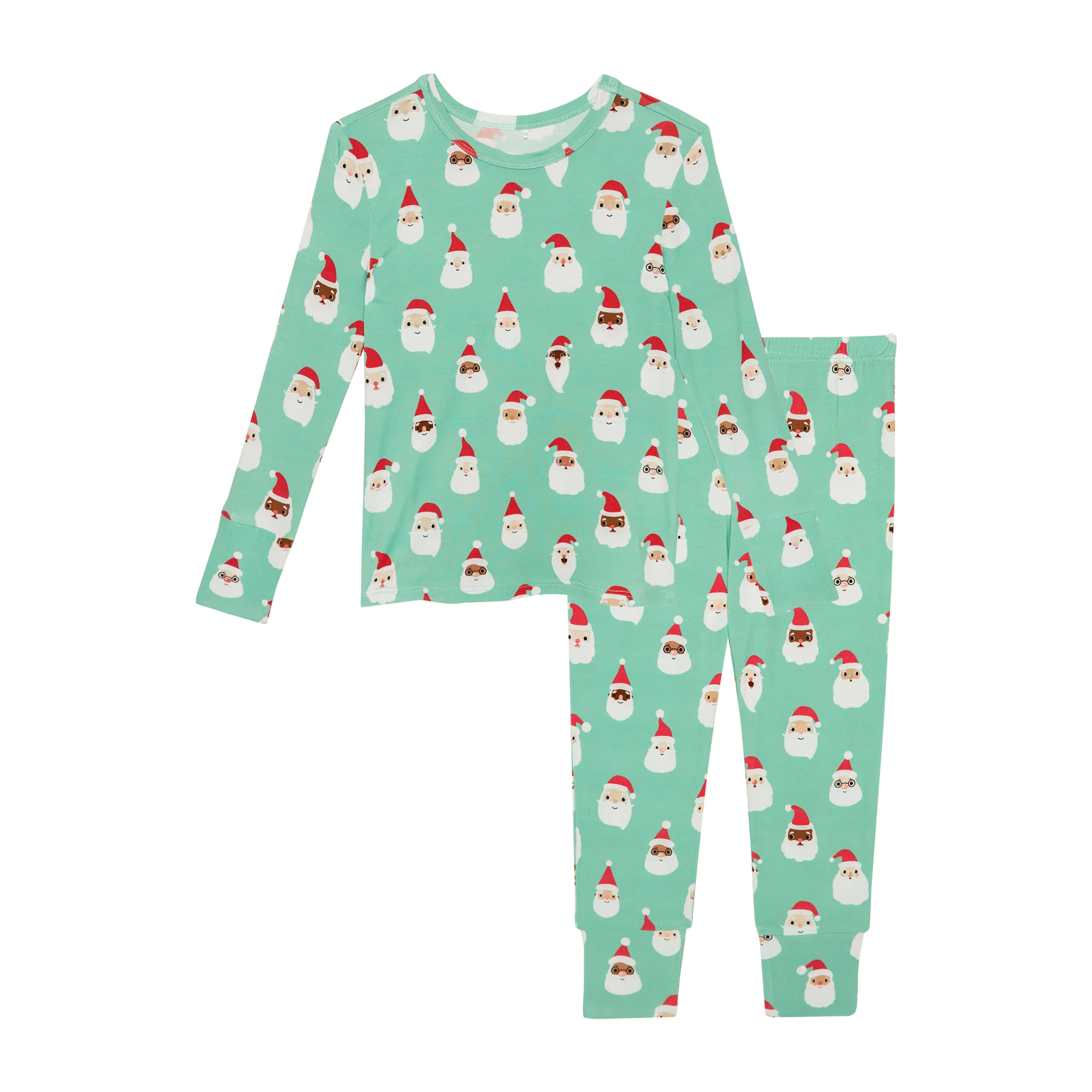 Posh Peanut Premium Long Sleeve Santa Medley Pajamas