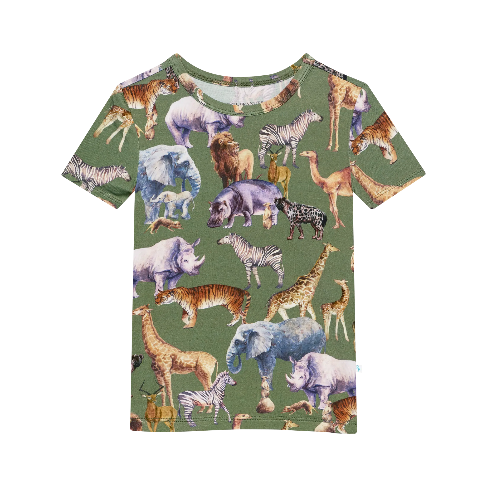 Posh Safari - Basic Short Sleeve & Short Length Pajama