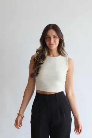 Sleeveless Crop Top