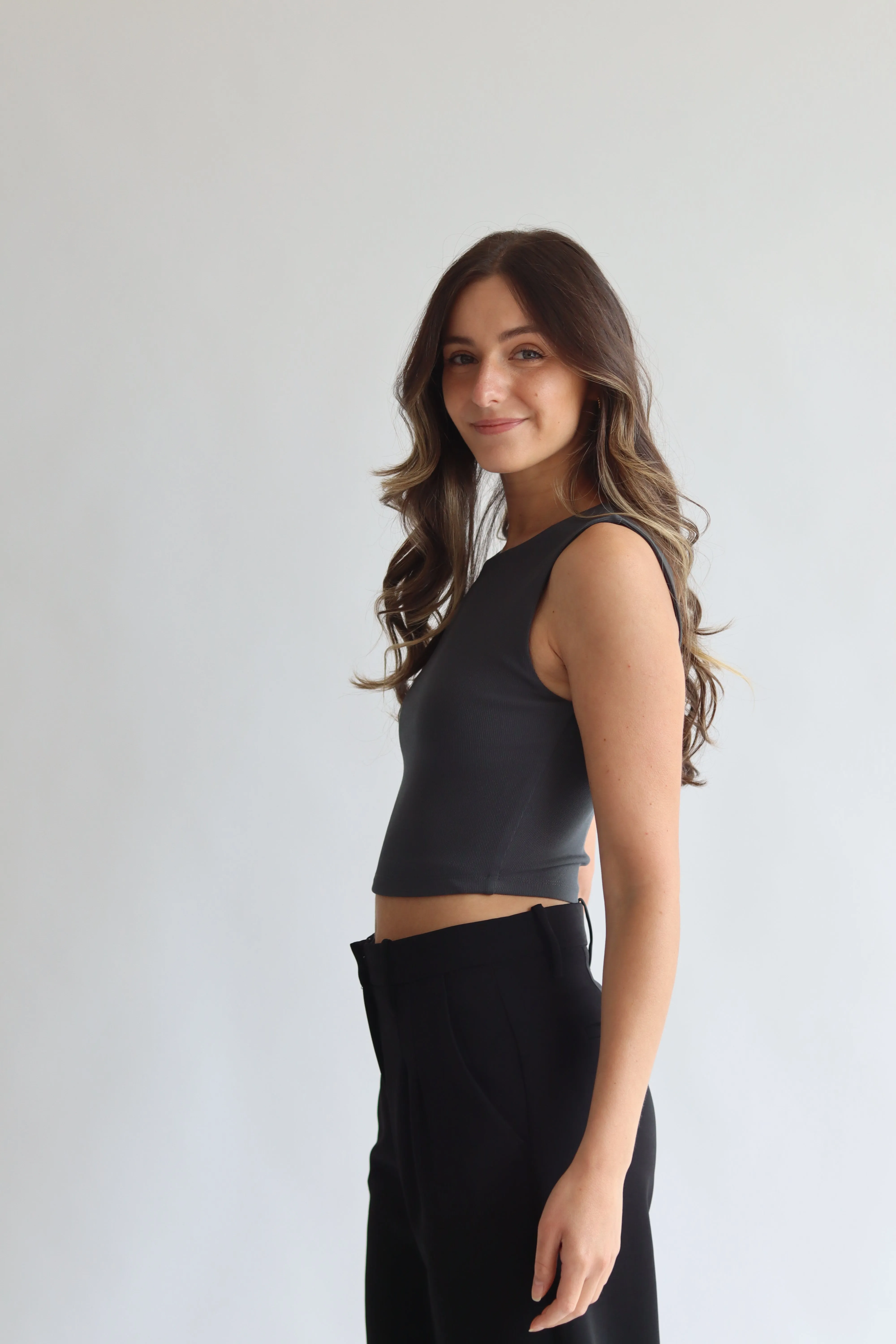 Sleeveless Crop Top