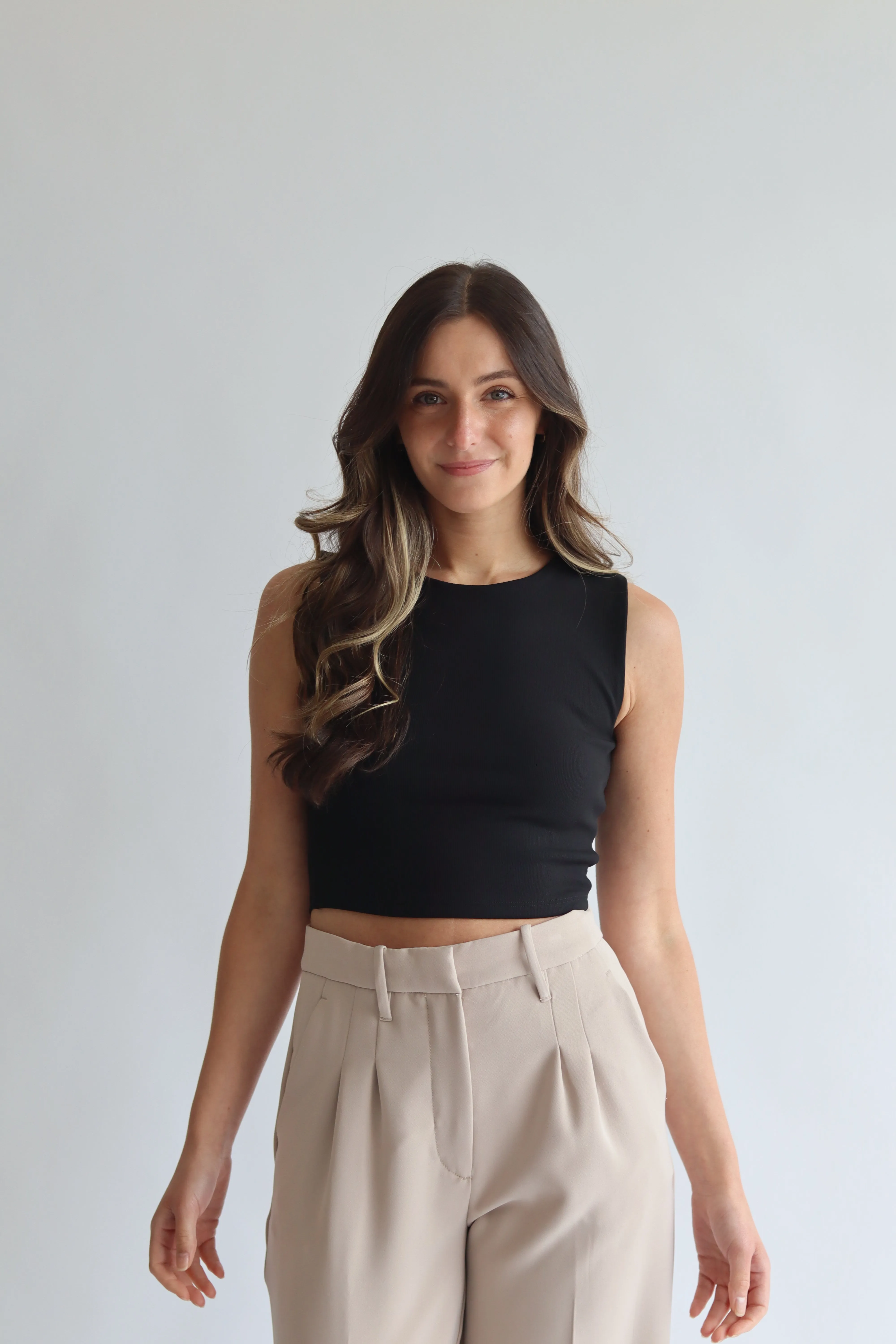 Sleeveless Crop Top