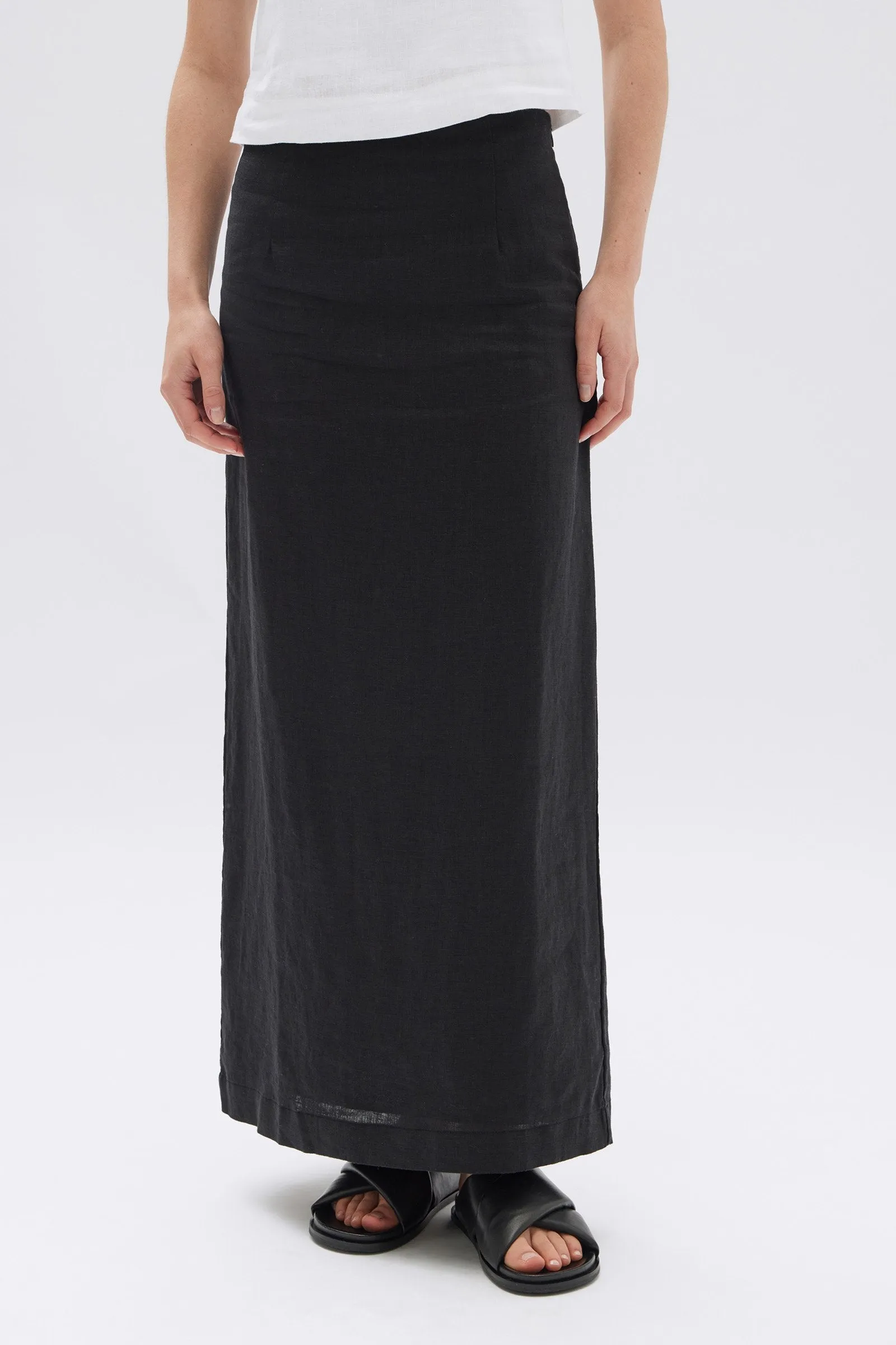 Solis Linen Maxi Skirt