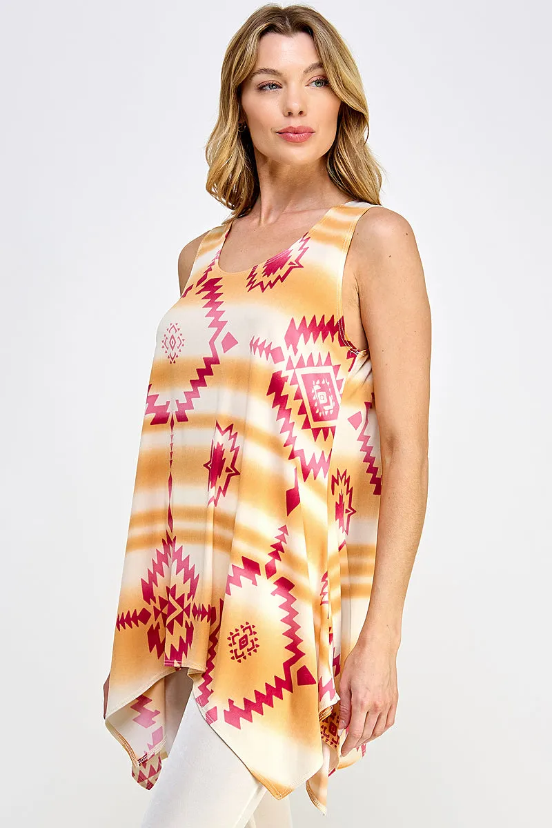 Sunset Southwest HIT Shark Bite Hem Tank- 2057HT-TRP1-W365