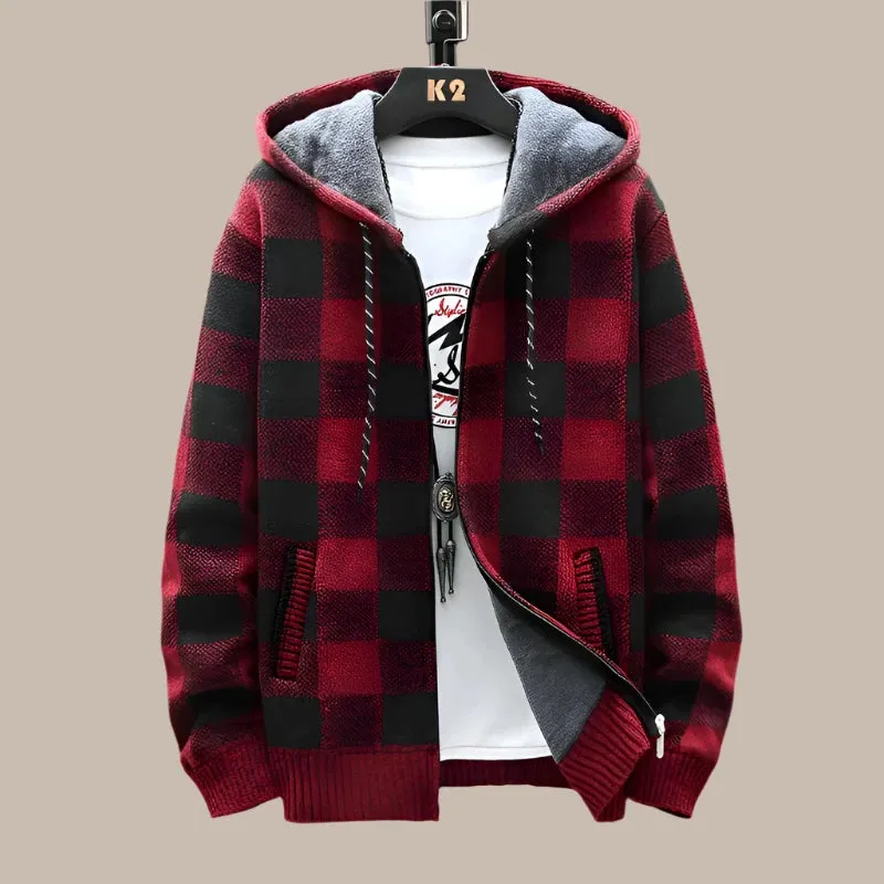 Sweater Coat Thick Warm Hooded