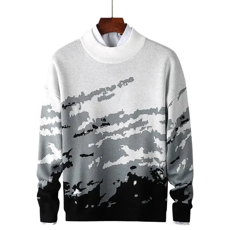 Sweater Round Neck Pullover Long Sleeve Sweater