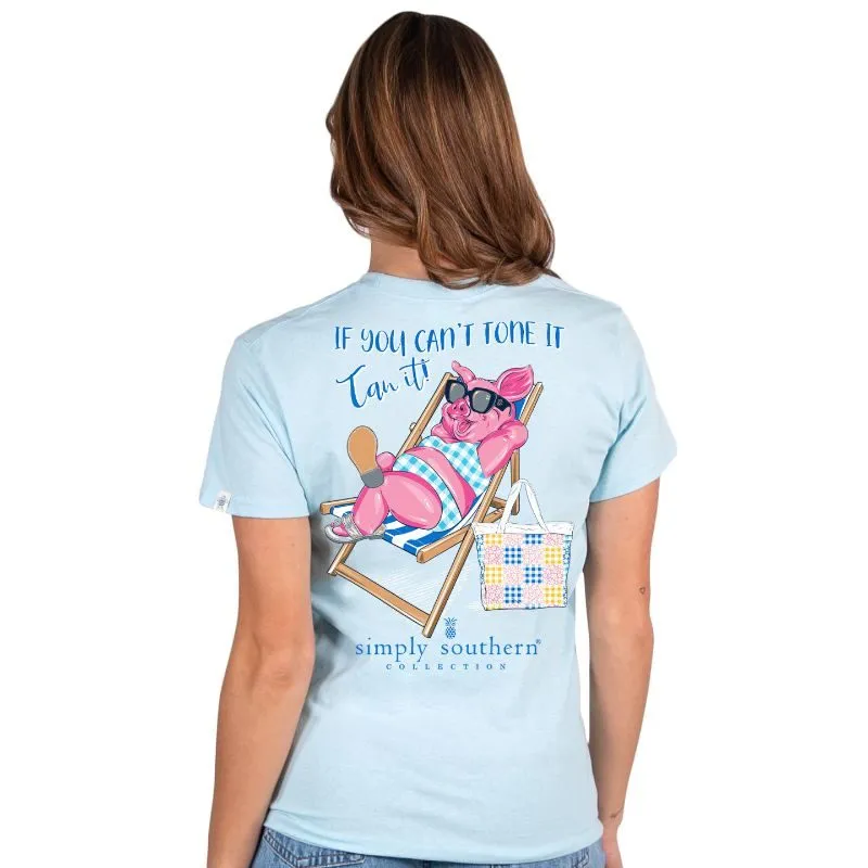 'Tan It' Short Sleeve Tee by Simply Southern